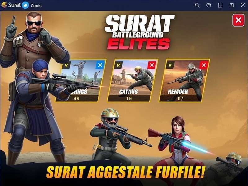 Surat Battleground Elites Player Statistics in India